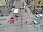 Arcisstraße: Auto überschlägt sich