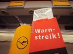 Ganztägiger Warnstreik bei Lufthansa am Montag