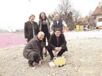 Der Grundstein zum neuen Rathaus ist gelegt