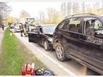 Drei Autos demoliert