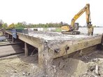 Brücke über die A 96 wird abgerissen