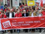 Am Tag der Arbeit fordern Gewerkschafter mehr Gerechtigkeit