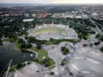 Versuchte Selbstverbrennung im Olympiapark