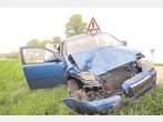 Heftiger Auffahrunfall auf der Schnellstraße