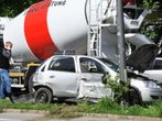 Landkreis: Zwei Seniorinnen im Auto eingeklemmt