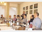 Friedhofsmauer in Epfach aus Stampfbeton