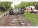 Bahngleise nach Unfall blockiert