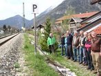Mittenwald: Der Zug kommt – und Gläser klirren