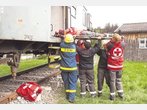 Bei Großübung in Schongau arbeiten Retter Hand in Hand