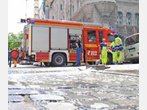 Wasserrohrbruch in Stern-/Gewürzmühlstraße; München