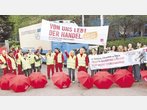 Hupkonzert für gerechte Entlohnung