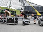 Vier Tage Aufbau für drei Stunden Show