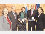 Medaille für eine lange Freundschaft