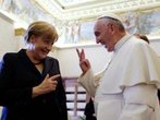 Merkel zu Privataudienz bei Papst Franziskus