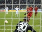 Thomas Müller übt schon mal Elfmeterschießen