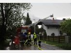 Bilder: Dachstuhlbrand in Gilching
