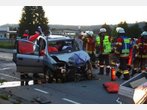 Bilder: Schwerer Unfall am Peitinger Ortseingang