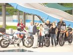 Motorradfreunde Grafing sorgen für kostenlosen Badespaß