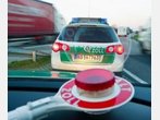 Polizei stoppt Transporter auf A72 bei Feilitzsch - Fäkalien liefen auf die Fahrbahn