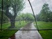 Der Regen bleibt, wird aber wärmer