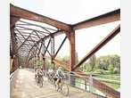 Unterwegs auf Isar- und Bockerlradweg bei Landau