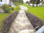 Dauerregen im Landkreis Ebersberg: Volle Keller und verschlammte Straßen