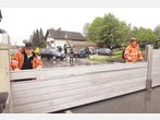 Penzberg: Hochwasser-Sperre in Penzberg ist geschlossen