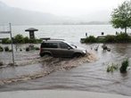 Hochwasser rund um den Tegernsee: Aktuelle Bilder