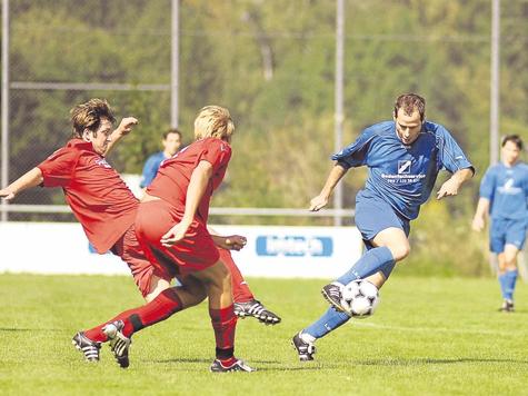 Schoss das 1:0: Johannes Gr&uuml;n.