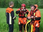 Suchaktion mit 300 Einsatzkräften am Lech