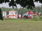 Unfall in Wieling: Moped-Fahrer rutscht 30 Meter weit