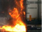 Lkw-Brand bei Coburg verursacht riesigen Schaden
