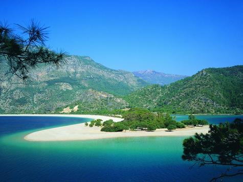 Urlauber Str&auml;nde der T&uuml;rkei wie hier in &Ouml;l&uuml;deniz