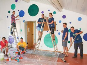 Aktion "Uns schickt der Himmel" in Weilheim-Schongau
