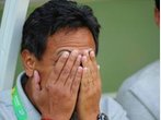 Tränen: Tahiti-Trainer Eddy Etaeta weint bei Confederations Cup
