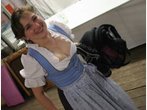 Kandidatin Volksfest-Madl Evi Fischer (34) aus Schlehdorf