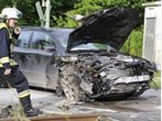 Bilder: S-Bahn erfasst Pkw am Bahnübergang