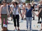 Stiller Protest: Hunderte auf Taksim-Platz