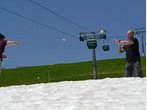 Hitze? Kühle Schneeballschlacht im Sommer auf dem Feldberg