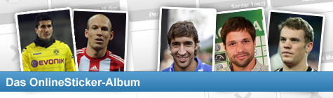 Online-Sticker-Sammelalbum